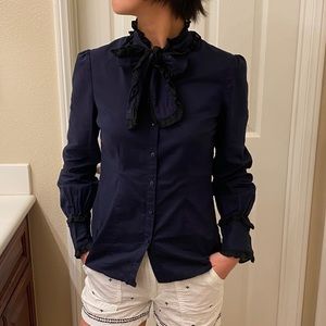 Preppy Style Button Down Shirt